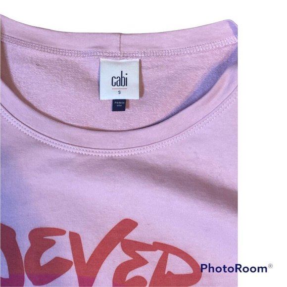 CAbi Never Say Never French Terry Pullover Sz Small NWOT - Picture 6 of 6